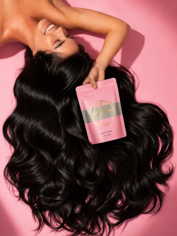 Mini Herbal Black Henna Dye – Natural Grey Coverage - Image 4