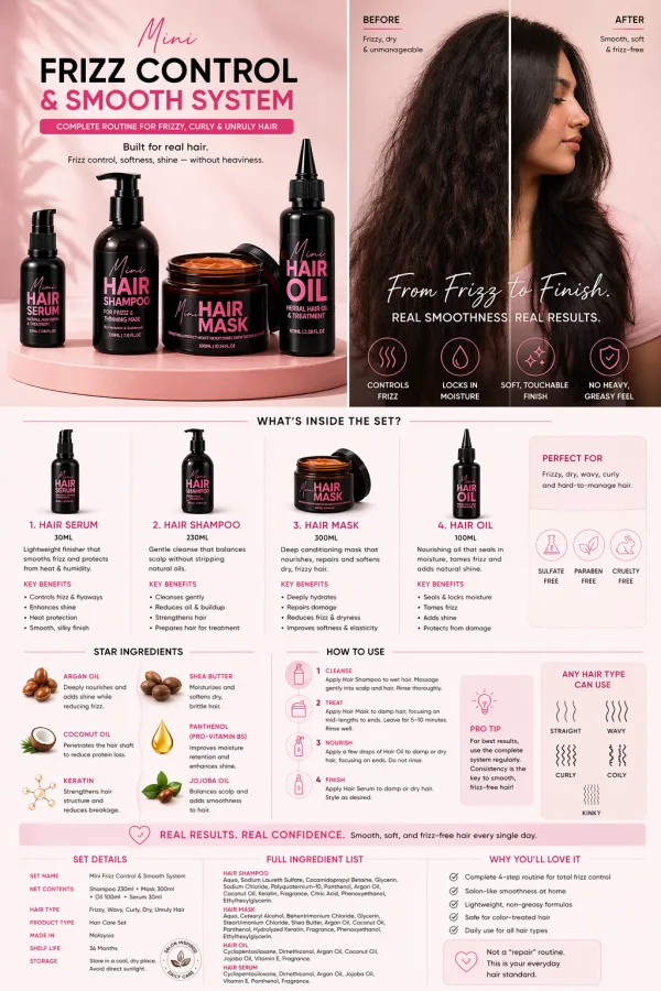 Mini Frizz Control Hair - Image 2