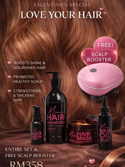 Valentine’s Special – Entire Set & Free Scalp Booster