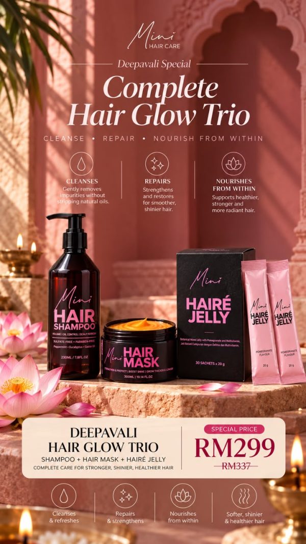 Deepavali Special | Complete Hair Glow Trio
